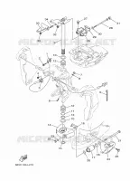 SUPPORT 4 pour Yamaha F100B Electric Starter, Remote Control, Power Trim & Tilt, Shaft 20