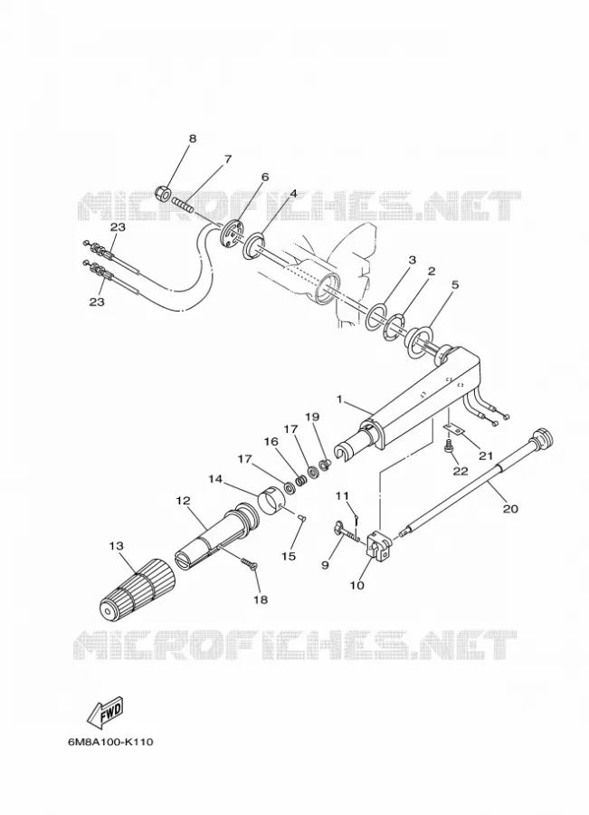 DIRECTION Yamaha OUTBOARD ENGINES 6hp (4.4kW) 2011 6  6CMHS
