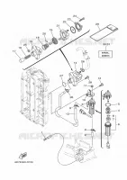 CARBURATEUR pour Yamaha F100D Electric Starter, Remote Control, Power Trim & Tilt, Shaft 20