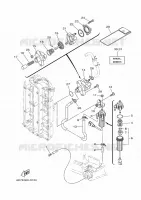 CARBURATEUR pour Yamaha F100D Electric Starter, Remote Control, Power Trim & Tilt, Shaft 25