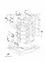 PARTIE ELECTRIQUE 4 pour Yamaha F100D Electric Starter, Remote Control, Power Trim & Tilt, Shaft 25