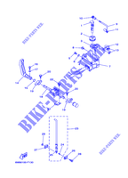COMMANDE D'ACCELERATEUR pour Yamaha 6C Manual Starter, Tiller Handle, Manual Tilt, Pre-Mixing, Shaft 20
