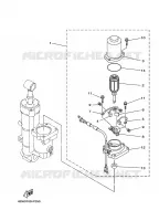 SYSTEME D'INCLINAISON 2 pour Yamaha F100D Electric Starter, Remote Control, Power Trim & Tilt, Shaft 25