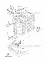 PARTIE ELECTRIQUE 3 pour Yamaha F115A Electric Starter, Remote Control, Power Trim & Tilt, Shaft 20
