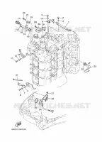 PARTIE ELECTRIQUE 3 pour Yamaha F115A Electric Starter, Remote Control, Power Trim & Tilt, Shaft 25