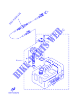 RESERVOIR A CARBURANT pour Yamaha 6C 2 Stroke, Manual Starter, Tiller Handle, Manual Tilt, Pre-Mixing de 2007