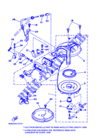 DEMARREUR KICK pour Yamaha 6C 2 Stroke, Manual Starter, Tiller Handle, Manual Tilt, Pre-Mixing de 2007