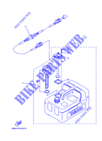 RESERVOIR A CARBURANT pour Yamaha 6C 2 Stroke, Manual Starter, Tiller Handle, Manual Tilt, Pre-Mixing de 2007