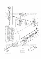 ALIMENTATION CARBURANT 1 pour Yamaha F115B Electric Starter, Remote Control, Power Trim & Tilt, Shaft 25