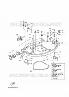 CAPOT INFERIEUR 1 pour Yamaha F115B Electric Starter, Remote Control, Power Trim & Tilt, Shaft 20