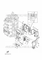 PARTIE ELECTRIQUE 2 pour Yamaha F115B Electric Starter, Remote Control, Power Trim & Tilt, Shaft 20