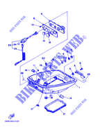 CARENAGE INFERIEUR pour Yamaha 6C Manual Starter, Tiller Handle, Manual Tilt, Pre-Mixing, Shaft 15