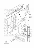 ALIMENTATION CARBURANT 1 pour Yamaha FL115A Counter Rotation, Electric Starter, Remote Control, Power Trim & Tilt de 2007