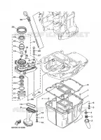VENTILATEUR D'HUILE pour Yamaha FL115A Counter Rotation, Electric Starter, Remote Control, Power Trim & Tilt de 2007