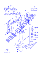 KIT DE REPARATION  pour Yamaha 6C 2 Stroke, Manual Starter, Tiller Handle, Manual Tilt de 2002