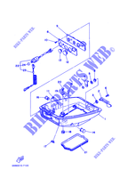 CARENAGE INFERIEUR pour Yamaha 6C 2 Stroke, Manual Starter, Tiller Handle, Manual Tilt de 2001