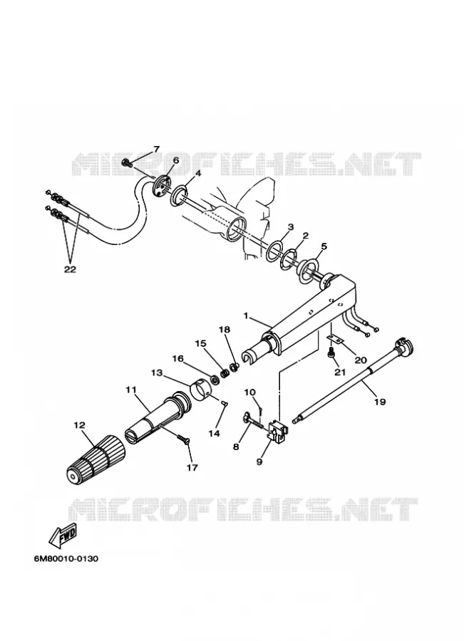 DIRECTION Yamaha OUTBOARD ENGINES 6hp (4.4kW) 2001 6  6C
