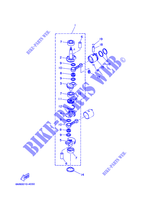 VILEBREQUIN / PISTON pour Yamaha 6C 2 Stroke, Manual Starter, Tiller Handle, Manual Tilt de 2001
