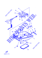 CARENAGE INFERIEUR pour Yamaha 6C 2 Stroke, Manual Starter, Tiller Handle, Manual Tilt de 2001