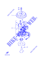 ALLUMAGE pour Yamaha 6C 2 Stroke, Manual Starter, Tiller Handle, Manual Tilt de 1998
