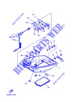 CARENAGE INFERIEUR pour Yamaha 6C 2 Stroke, Manual Starter, Tiller Handle, Manual Tilt de 1998