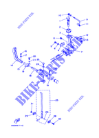 COMMANDE D'ACCELERATEUR 1 pour Yamaha 6C 2 Stroke, Manual Starter, Tiller Handle, Manual Tilt de 1998