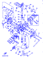 SUPPORT 1 pour Yamaha 6C 2 Stroke, Manual Starter, Tiller Handle, Manual Tilt de 1998