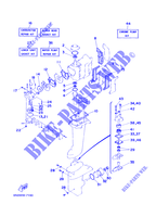 KIT DE REPARATION 1 pour Yamaha 6C 2 Stroke, Manual Starter, Tiller Handle, Manual Tilt de 1998