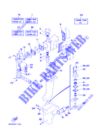 KIT DE REPARATION 1 pour Yamaha 6C 2 Stroke, Manual Starter, Tiller Handle, Manual Tilt de 1997