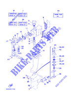 KIT DE REPARATION 1 pour Yamaha 6C 2 Stroke, Manual Starter, Tiller Handle, Manual Tilt de 1997