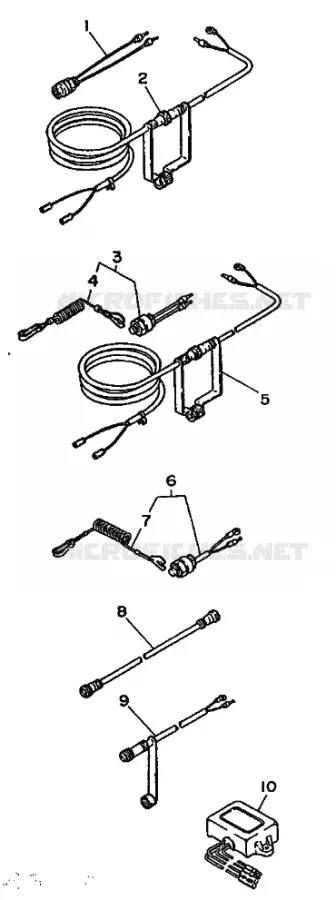 PIÈCES OPTIONNELLES 3 Yamaha OUTBOARD ENGINES 6hp (4.4kW) 1987 6  6C