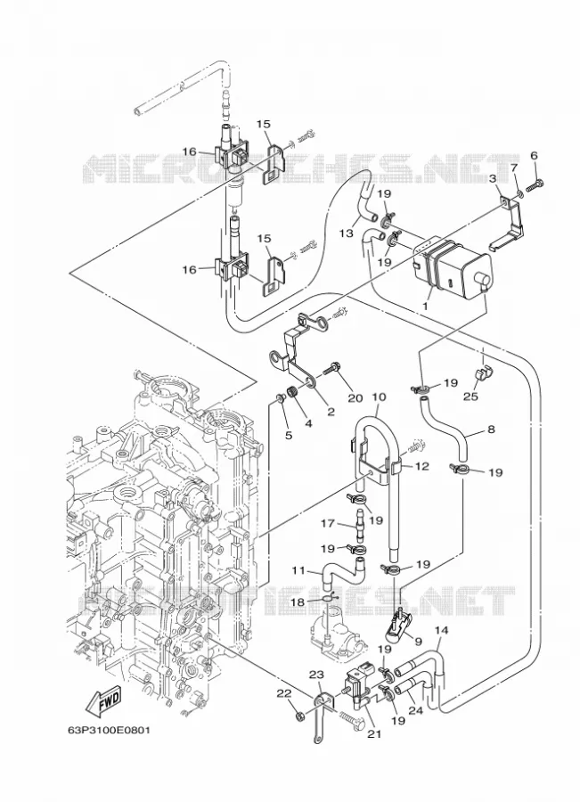 ADMISSION 2 Yamaha OUTBOARD ENGINES 150hp (110.3kW) 2011 F150  F150AETL
