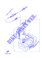 RESERVOIR A CARBURANT pour Yamaha 6D 2-Stroke, Manual Starter, Tiller Handle, Pre-Mixing de 2007