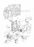 PARTIE ELECTRIQUE 2 pour Yamaha F150D Electric Starter, Remote Control, Power Trim & Tilt, Shaft 25