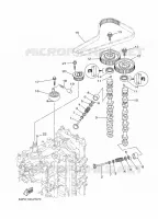 SOUPAPE pour Yamaha F150D Electric Starter, Remote Control, Power Trim & Tilt, Shaft 25