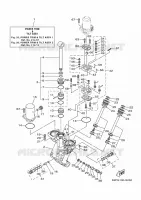 SYSTEME D'INCLINAISON 1 pour Yamaha F150F Electric Starter, Remote Control, Power Trim & Tilt, Shaft 25