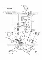 SYSTEME D'INCLINAISON 1 pour Yamaha F150F Electric Starter, Remote Control, Power Trim & Tilt, Shaft 25