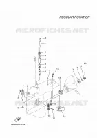 BOITIER D'HELICE ET TRANSMISSION 2 pour Yamaha F150F Electric Starter, Remote Control, Power Trim & Tilt, Shaft 25