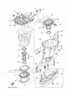 FOURREAU   FUT pour Yamaha F150F Electric Starter, Remote Control, Power Trim & Tilt, Shaft 25