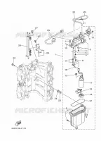 POMPE A INJECTION 1 pour Yamaha F150F Electric Starter, Remote Control, Power Trim & Tilt, Shaft 25