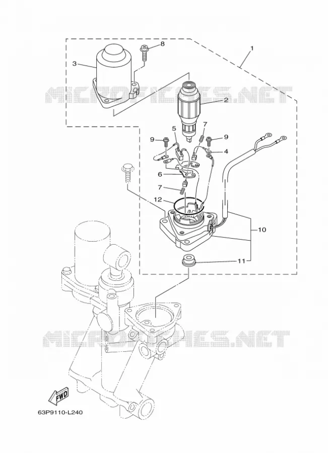 SYSTEME D'INCLINAISON 2 Yamaha OUTBOARD ENGINES 150hp (110.3kW) 2017 F150  F150FETX