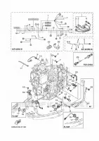 PARTIE ELECTRIQUE 3 pour Yamaha F150F Electric Starter, Remote Control, Power Trim & Tilt, Shaft 25