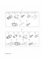 PIÈCES OPTIONNELLES 4 pour Yamaha F150F Electric Starter, Remote Control, Power Trim & Tilt, Shaft 25