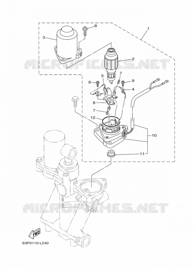 SYSTEME D'INCLINAISON 2 Yamaha OUTBOARD ENGINES 150hp (110.3kW) 2017 F150  F150FETX