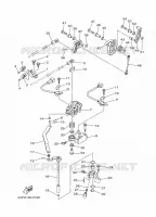 COMMANDE D'ACCELERATEUR pour Yamaha F150F Electric Starter, Remote Control, Power Trim & Tilt, Shaft 25