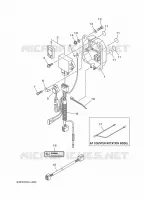 PIÈCES OPTIONNELLES 1 pour Yamaha F150F Electric Starter, Remote Control, Power Trim & Tilt, Shaft 25