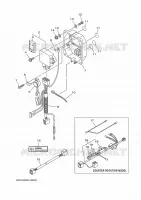 PIÈCES OPTIONNELLES 1 pour Yamaha F150G Electric Starter, Remote Control, Power Trim & Tilt, Shaft 25