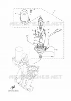 SYSTEME D'INCLINAISON 2 pour Yamaha F150G Electric Starter, Remote Control, Power Trim & Tilt, Shaft 25