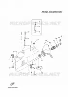 BOITIER D'HELICE ET TRANSMISSION 2 pour Yamaha F150G Electric Starter, Remote Control, Power Trim & Tilt, Shaft 25