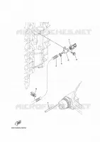 PARTIE ELECTRIQUE 6 pour Yamaha F150G Electric Starter, Remote Control, Power Trim & Tilt, Shaft 25